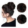 Extensiones De Moño Pelo Desordenado Postizo Moño, 2 Piezas