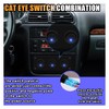 3 Gang Rocker Toggle Switch Panel, DC 12V 20A Waterproof