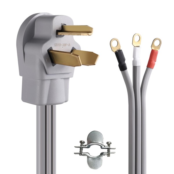 FiiMan 10 AWG 3 Prong Dryer Cord SRDT, 30 Amp