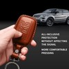 Tukellen for Range Rover Leather Key Fob Cover with Keychain