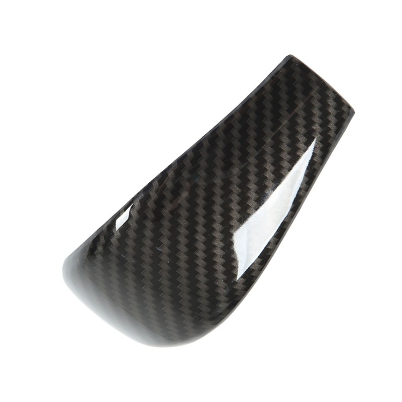 Carbon Fiber Style Gear Shift Head Cover Trim Car Modification