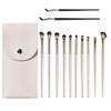 12pcs Eye Brush Eyeshadow Eyeliner Makeup Brush Set, Blending Eyebrow