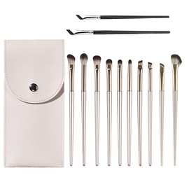 12pcs Eye Brush Eyeshadow Eyeliner Makeup Brush Set, Blending Eyebrow Brush Eyeshadow Makeup Brush Set, Ideal for Blending Eyeshadow, Concealer, Powder, Glitter