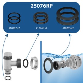 HOTUT Pool O-Ring Sealing Rings for Intex,6pcs O-Ring Rubber Washer Set for Intex,Pool Rubber Washer for Intex,Pool Seal Set,Pool Gaskets for Intex,Rubber Seal Set for Intex,Ensure High Performance