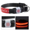 LED Pet Glowing Adjustable Safety Rechargeable Collar USB Charging for