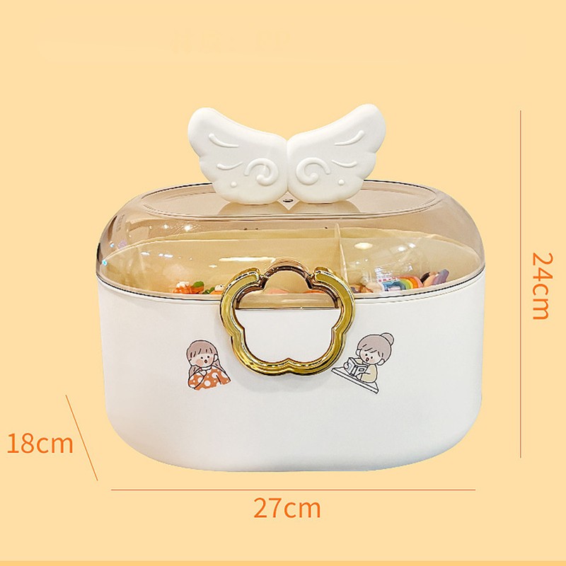 Hair Accessories Organizer for Girls Plastic Hair Ties Clips Headband