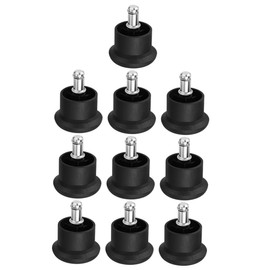 CAXUSD 10pcs Chair fixed foot pad short chair stool bell glides bell glides for carpeted floors Furniture Leg Plugs Rolling Chair Stopper protective case office tables and chairs