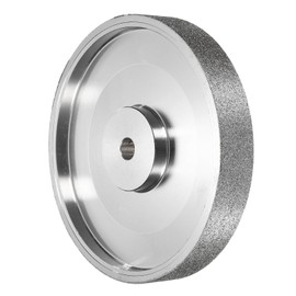 HARFINGTON Diamond Lapidary Wheel 6 Inch x 1 Inch with 1/2" Arbor Hole 45 Grit Jewelry Grinding Wheels, for Stone Marble Gem Glass Ceramics Crystal Cemented Carbide Steel