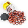 Pro 50-Pack EFIELD 1-inch Pex Copper Crimp Rings With End