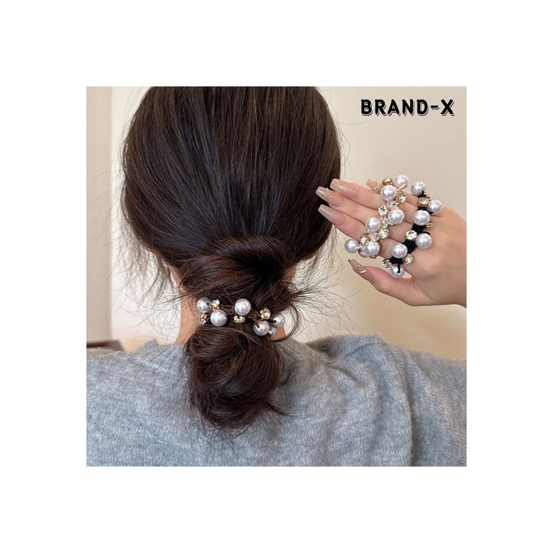 [Brand X] 3pcs Special Deal Pearl and Crystal Wiggly Hair