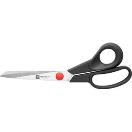 ZWILLING TWIN L Schneiderschere - Schere, Stoffschere aus rostfreiem Edelstahl mit Glasfaser verstärktem Griff, 22 CM, Schwarz-Silber