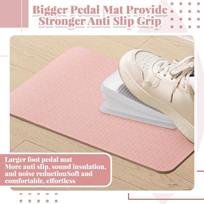 Drydiet 3 Pcs Sewing Machine Muffling Mat Pedal Mat Sewing