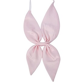 FASELE Japanese School Uniform Anime Lolita Sailor Womens Girls Cosplay Bow Tie Adjustable Satin Necktie Bowtie Colourful Pink