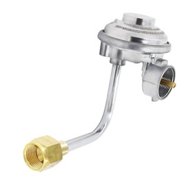 MENSI Universal Disposal 1LB Propane Regulator with 3/8" Swivel Flare Female Fittings Convert 20lbs Tank Regulator to Small Bottle