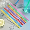 200-500 Pcs Colorful Disposable Drinking Plastic Straws.(7.87 inch Length, 0.236