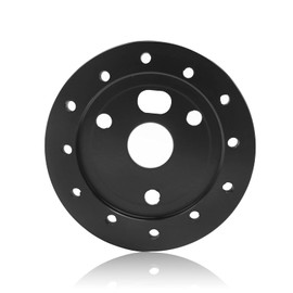 laffoonparts 0.5" Steering Wheel Hub Adapter Conversion Spacer 6 Hole to 3 Hole Steering Wheel Adapter Boss Kit, Replacement for Momomand Most 6-Hole Standard Steering Wheels