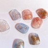 Vibla Natural Glitter 3-piece Set Nuance Marble Marble Art /