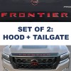 Advanced Trims VINYL SET OF 2: TAILGATE + HOOD Matte