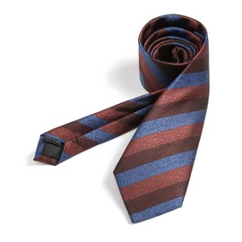 HOULIFE Classic Striped Tie for Men Satin Men Ties Skinny Mens Neckties Paisley Plaid Jacquard Slim Men’s Tie for Business Party Formal Wedding