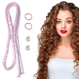 Ruzister Heaterless Small Curling Rods Headband, No Heat Curls for Sleeping, No Hot Thin Curls Headband for Long Hair and Short Hair