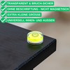Round spirit level set, 5 pieces, with diameter 13.8 mm