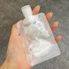 50ml Translucent Airtight Travel Cosmetic Tube Pack Dispensing Container 50ml 12ea