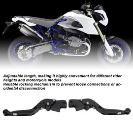 Folding Brake Lever for R1200R R1200RT SE R1200GS R1200GS Adventure K1600 B GT GTL, Motorcycle Lever, Handlebar Brake Master Cylinder Lever (Black)
