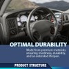 PIT66 TPE Dash Cover Dashboard Gray Compatible with Dodge Ram