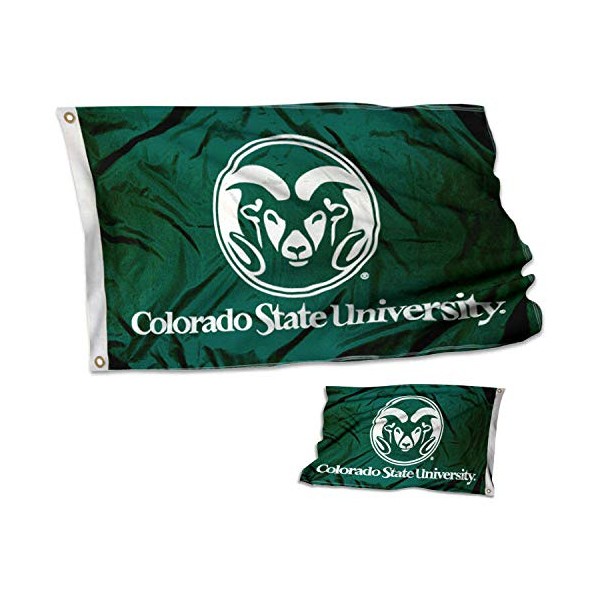 College Flags & Banners Co. Colorado State Rams Double Sided