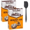 Cafe Du Monde Beignet Mix French Doughnuts Bundle, Includes Two