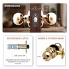 Copper Creek Entry Door Knob – Keyed Entry Handle with