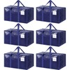 6 Pack Extra Heavy Duty Large Moving Bags with Strong