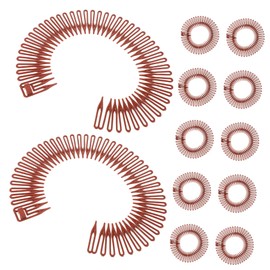 SAFIGLE 12pcs Stretchy Combs: Elastic Clip Comb for Fixing Frizzy Hair Invisible and Comfortable Hair Styling Tool for Daily Use