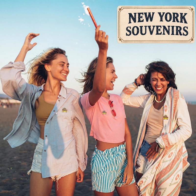 Highergo 36 Sets Souvenirs Gifts Bulk Pins, New York