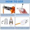 Flutesan 15 Pcs Extension Cord Replacement Plug 2 Prong 125V