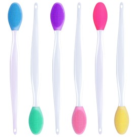 6 Pcs Pore Cleansing Brush,Pore Scrubber,Pore Brush,Suitable For Pore Cleaning, Gentle Exfoliation, Blackhead Removal And Facial Cleansing
