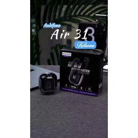Auriculares Bluetooth 5.3 In-ear Gamer Inalámbricos Keluona Audífonos Air31 T6 Color Negro Con Luz Led                                                