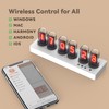 Lonyiabbi Mini Nixie Tube Clock IPS Screen Muti-Function Smart Desktop