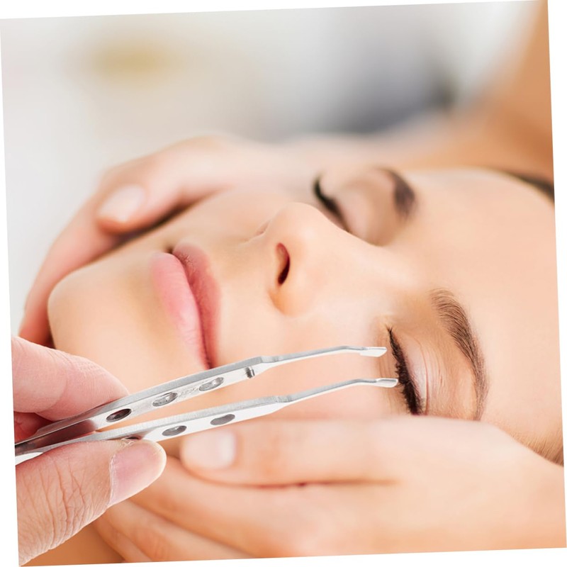 SAFIGLE Eyelid Massage Tweezers Set Precision Forceps for Meibomian Gland