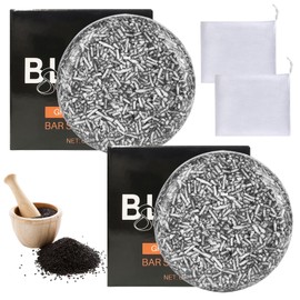 Pack of 2 Anti Grey Bar Anti Grey Bar Men Anti Grey Bar Lorenge Grey Shine Hair Revitalisable Restores Natural Hair Colour for Cleans Hair Thoroughly