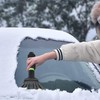 Fogsun Eiskratzer Auto,Eisschaber,Eiskratzer Kratzer Auto mit Rutschfester,Eiskratzer für Autos Windschutzscheibe