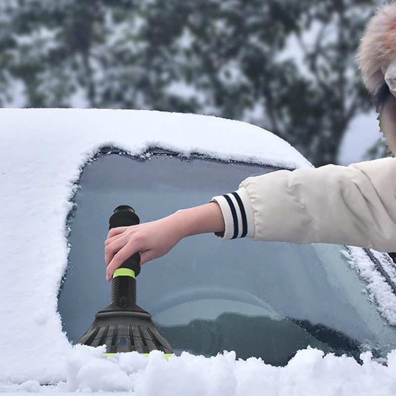 Fogsun Eiskratzer Auto,Eisschaber,Eiskratzer Kratzer Auto mit Rutschfester,Eiskratzer für Autos Windschutzscheibe