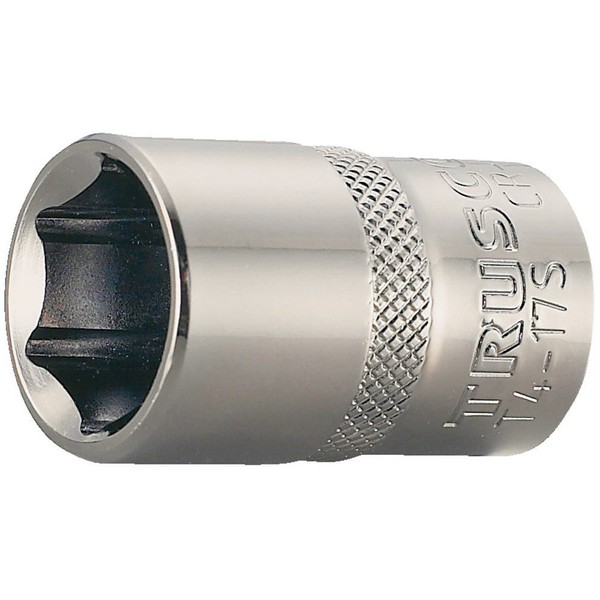TRUSCO T4-17S Socket, Hexagonal Type, Insertion Angle 0.5 inches (12.7