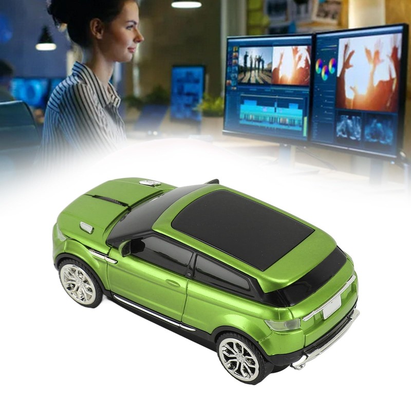 Car Shaped Computer Mouse, Optical Gaming Mice, 2.4G 1600 DPI