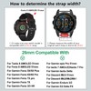 Nylon 26mm Watch Bands Compatible with Garmin Tactix 8/Fenix 8