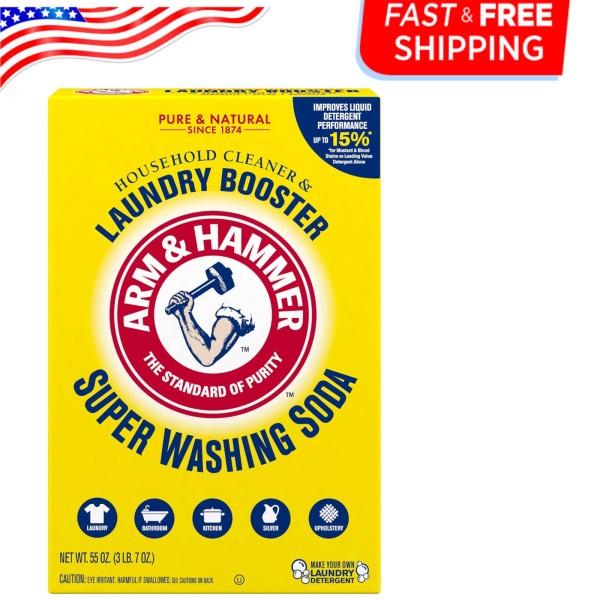 N/A ARM & HAMMER Super Washing Soda Household Cleaner 55