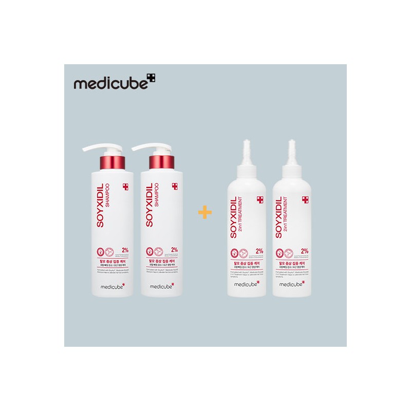 MediCube Soycidal Shampoo + Treatment Package