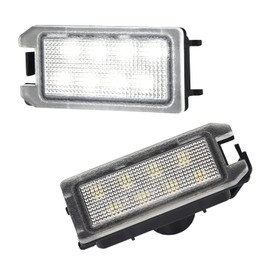 MbuyDIY LED License Plate Light Lamp Assembly Compatible with 2014-2021 Grand Cherokee WK 6000K White, Pack of 2