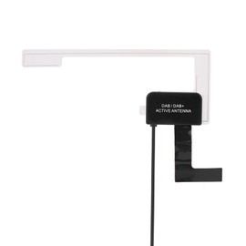 Denash Car DAB Antenna, DAB Car Digital Radio Receiver, Easy to Install Radio Receiver MCX Male Connector for System