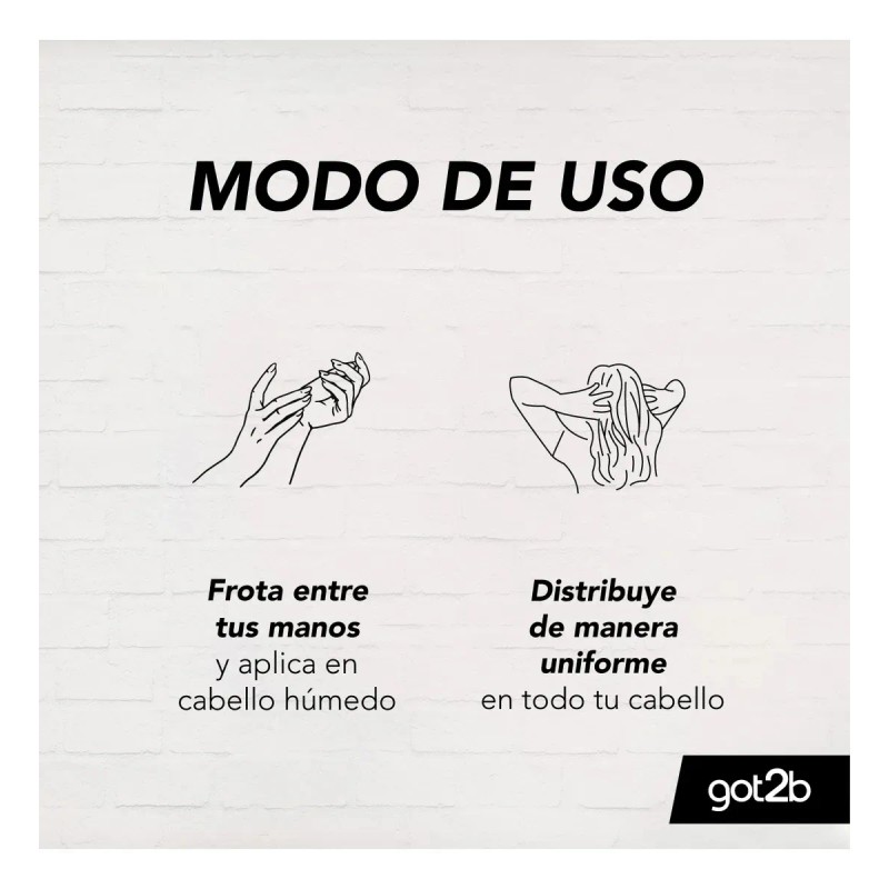 Gel Fijador para cabello Got2b Glued 150 ml
